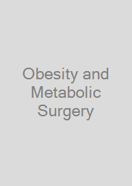 Cover Obesity and Metabolic Surgery