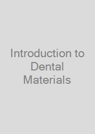 Cover Introduction to Dental Materials