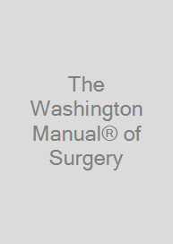 Cover The Washington Manual® of Surgery
