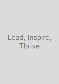 Cover Lead, Inspire, Thrive
