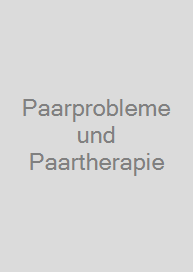 Cover Paarprobleme und Paartherapie