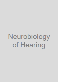 Cover Neurobiology of Hearing