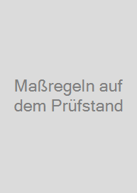 Maßregeln auf dem Prüfstand