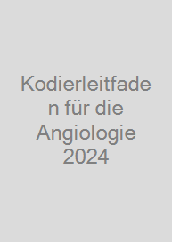 Cover Kodierleitfaden für die Angiologie 2024