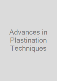 Cover Advances in Plastination Techniques