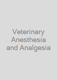 Cover Veterinary Anesthesia and Analgesia