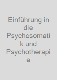 Cover Einführung in die Psychosomatik und Psychotherapie