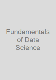Fundamentals of Data Science