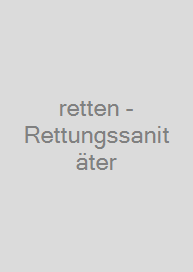 retten - Rettungssanitäter