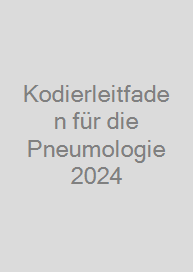 Cover Kodierleitfaden für die Pneumologie 2024
