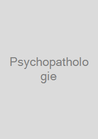 Cover Psychopathologie