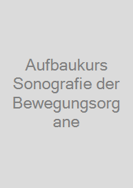 Cover Aufbaukurs Sonografie der Bewegungsorgane