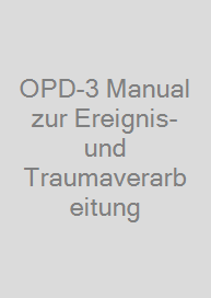 Cover OPD-3 Manual zur Ereignis- und Traumaverarbeitung