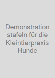 Cover Demonstrationstafeln für die Kleintierpraxis Hunde