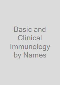 Basic and Clinical Immunology by Names