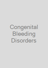 Cover Congenital Bleeding Disorders