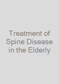 Cover Treatment of Spine Disease in the Elderly