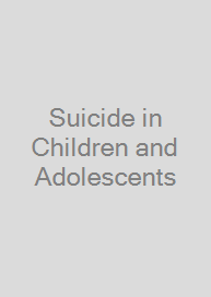 Cover Suicide in Children and Adolescents