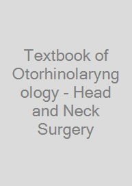 Cover Textbook of Otorhinolaryngology - Head and Neck Surgery