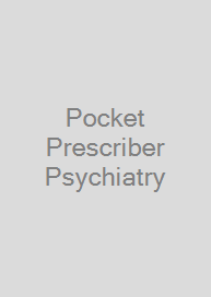 Cover Pocket Prescriber Psychiatry