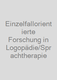 Cover Einzelfallorientierte Forschung in Logopädie/Sprachtherapie