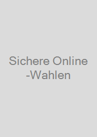 Cover Sichere Online-Wahlen