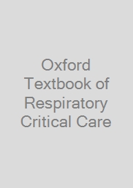 Cover Oxford Textbook of Respiratory Critical Care