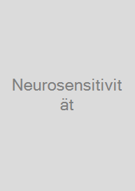 Cover Neurosensitivität