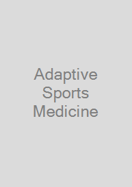 Cover Adaptive Sports Medicine