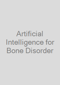 Cover Artificial Intelligence for Bone Disorder