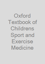 Cover Oxford Textbook of Childrens Sport and Exercise Medicine