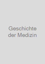 Cover Geschichte der Medizin