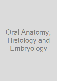 Cover Oral Anatomy, Histology and Embryology