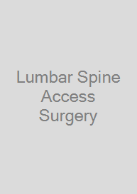 Cover Lumbar Spine Access Surgery
