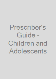 Cover Prescriber's Guide - Children and Adolescents