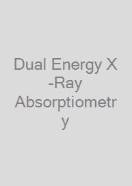 Cover Dual Energy X-Ray Absorptiometry