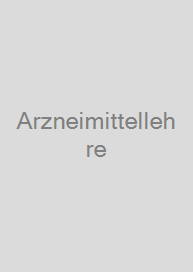 Cover Arzneimittellehre