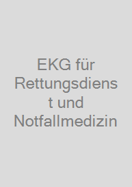 Cover EKG für Rettungsdienst und Notfallmedizin