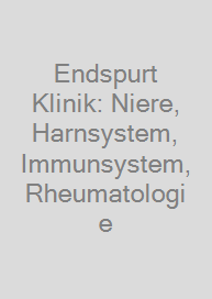 Cover Endspurt Klinik: Niere, Harnsystem, Immunsystem, Rheumatologie