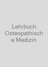 Cover Lehrbuch Osteopathische Medizin