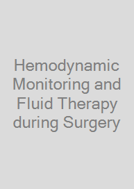 Cover Hemodynamic Monitoring and Fluid Therapy during Surgery