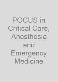 Cover POCUS in Critical Care, Anesthesia and Emergency Medicine