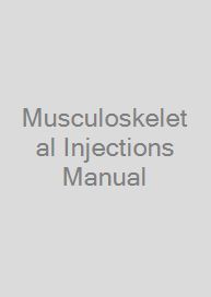 Cover Musculoskeletal Injections Manual