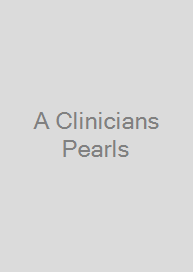 A Clinicians Pearls & Myths in Rheumatology