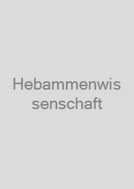 Cover Hebammenwissenschaft