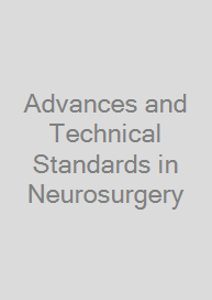 Cover Advances and Technical Standards in Neurosurgery