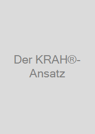 Cover Der KRAH®-Ansatz