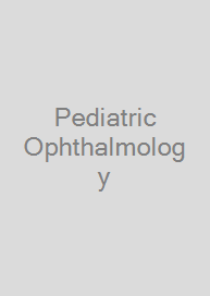 Cover Pediatric Ophthalmology