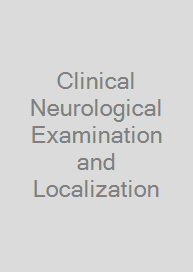 Cover Clinical Neurological Examination and Localization