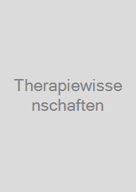 Therapiewissenschaften